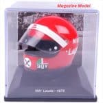 Magazine Model 1/5 - Spark Niki Lauda Ferrari #12 formula 1 World Champion 1975 helmet - Image 3