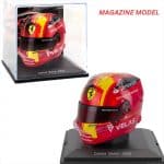 Magazine Model 1/5 - Spark CARLOS SAINZ TEAM FERRARI SF-25 4th SPAIN GP 2022 F1 CASCO HELMET