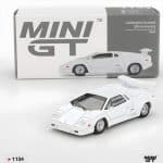 Mini GT  1/64 LAMBORGHINI COUNTACH 25TH ANNIVERSARY WHITE 1989