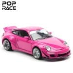 POP RACE 1/64 porsche rwb 997, pink