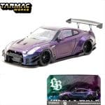 Tarmac 1/43 nissan gt-r r35 *lb-works* type 2, midnight purple