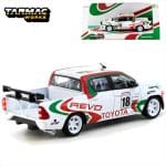 Tarmac 1/64 toyota hilux #18, white/red/green - Image 2