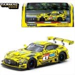 Tarmac 1/64 mercedes benz amg gt3 #4 p.ellis/r.marciello/e. mortara/l.stolz, nürburgring 24h 2023, y
