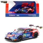Tarmac 1/64 2023 porsche 911 gt3 r dtm #24 ayhancan güven, blue/red