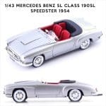 AVENUE43 - 1/43 - MERCEDES BENZ - SL-CLASS 190SL SPEEDSTER GERMANY 1954 - SILVER MET