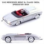 AVENUE43 - 1/43 - MERCEDES BENZ - SL-CLASS 190SL SPEEDSTER GERMANY 1954 - SILVER MET - Image 2