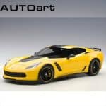 AUTOart 1/18 CHEVROLET - CORVETTE Z06 C7R COUPE 2015 Yellow Black