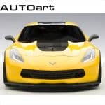 AUTOart 1/18 CHEVROLET - CORVETTE Z06 C7R COUPE 2015 Yellow Black - Image 3