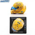 LOOKSMART 1/5 Bell Helmet - F1 LEWIS HAMILTON TEAM FERRARI HP N 44 MIAMI GP 2025 - Yellow - Image 3