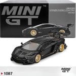 Mini GT  1/64 LAMBORGHINI AVENTADOR LB-WORKS LIMITED EDITION MATTE BLACK 2025