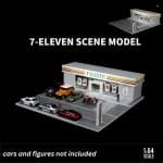 Black Box Diorama 1/64 diorama *7-eleven parking lot with light*, various