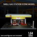Black Box Diorama 1/64 diorama *shell gas station*, red/yellow