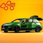 NZG - 1/18 - MERCEDES BENZ - A-CLASS A45S 4-MATIC AMG 2023 - GREEN MET BLACK
