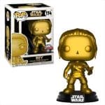 Funko Pop! Movies: Star Wars - Rey Special Edition Gold Metallic   #114 BobbleHead Vinyl Figure