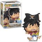 Funko Pop! Animation: One Piece - Monkey D. Luffy with Flag Special Edition #2214 Vinyl Figure