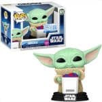 Funko Pop! Disney Star Wars: Mandalorian  Grogu - Grogu Flocked Special Edition #825 Bobble-Head Vin