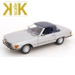 KK SCALE 1/12 1985 mercedes benz 450 sl r107 europe, silver - Image 2