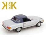 KK SCALE 1/12 1985 mercedes benz 450 sl r107 europe, silver - Image 5