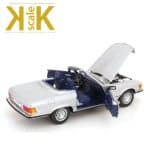 KK SCALE 1/12 1985 mercedes benz 450 sl r107 europe, silver - Image 6