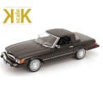 KK SCALE 1/12 1979 mercedes benz 450 sl r107 usa *american giggolo*, black