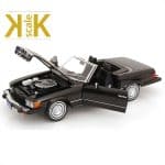 KK SCALE 1/12 1979 mercedes benz 450 sl r107 usa *american giggolo*, black - Image 3