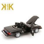 KK SCALE 1/12 1979 mercedes benz 450 sl r107 usa *american giggolo*, black - Image 6