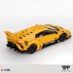 Mini GT 1/64 LAMBORGHINI MURCIELAGO LB- SILHOUETTE WORKS GT EVO YELLOW 2025 - Image 3
