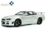 Solido 1/18 NISSAN SKYLINE GT-R BNR34 WITH NISMO PARTS SILVER 1999