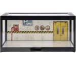 TRIPLE9 COLLECTION 1/24  led display case, BLACK with mirror base