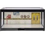 TRIPLE9 COLLECTION 1/24  led display case, WHITE with mirror base