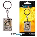 Abysse: One Piece - Wanted Luffy Keychain ABYKEY390