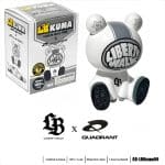 American Diorama figurine 7cm liberty walk kuma x quadrant, white/grey