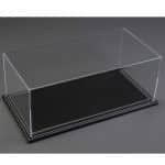 ATLANTIC 1/18 display case maranello with black leather base - 325x165x125mm.