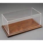 ATLANTIC 1/12 display case molsheim with mahogany base - 510x240x190mm