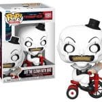 Funko Pop! Movies: Damien Leones Terrifier - Art the Clown with Bike #1591 Vinyl Figure