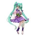 Furyu HATSUNE MIKU - Flower Fairy Cosmos Purple - Statue Noodle Stopper 14cm