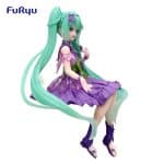 Furyu HATSUNE MIKU - Flower Fairy Cosmos Purple - Statue Noodle Stopper 14cm - Image 3