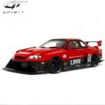 GT Spirit  1/18 NISSAN SKYLINE R34 GT-R LB SUPER SILHOUETTE ACTIVE RED 2020