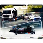 Mattel Hot Wheels: Premium Car Team Transport - Ford Mustang RTR + Aero Lift