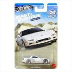 Hotwheels 1/64 Fast Furious Race Off - 1995 Mazda RX-7 - White Dirty JKX16