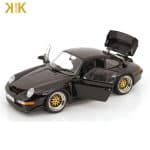 KK SCALE 1/12 1996 porsche 911 993 gt2 bbs rims, black - Image 2