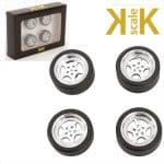 KK SCALE 1/18 porsche speedline tire set with rims