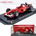 MAGAZINE MODELS 1/24 2000 ferrari f1-2000 michael schumacher, red