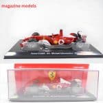 MAGAZINE MODELS 1/24 2003 ferrari f2003-ga michael schumacher, red/white