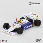 Mini GT  1/64 TOLEMAN TG184 #19 AYRTON SENNA MONACO GP 2ND PLACE 1984