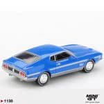 Mini GT 1/64  FORD MUSTANG MACH 1 GRABBER BLUE 1971 - Image 2