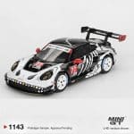 Mini GT 1/64 PORSCHE 911 992 GT3 R #77 GTD PRO AO RACING PETIT LE MANS 2025 Rexy Skeleton