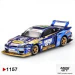Mini GT 1/64 NISSAN SILVIA S15 LB-SUPER SILHOUETTE #555 TEAM MINI GT LIBERTY WALK FORMULA DRIFT 2025