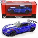 Motor Max 1/24 1993 chevrolet corvette zr1 *grand sport*, blue/white