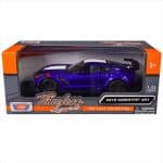 Motor Max 1/24 2019 corvette zr1 *grand sport*, blue/white